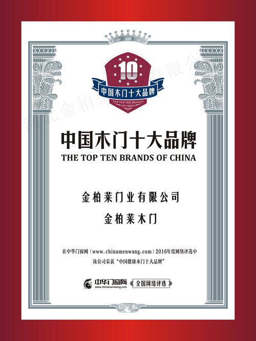 中国木门十大品牌